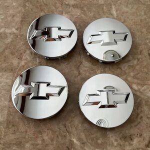 Gloss Chrome 2014-2021 For Suburban Tahoe Wheel Center Hub Caps 83mm